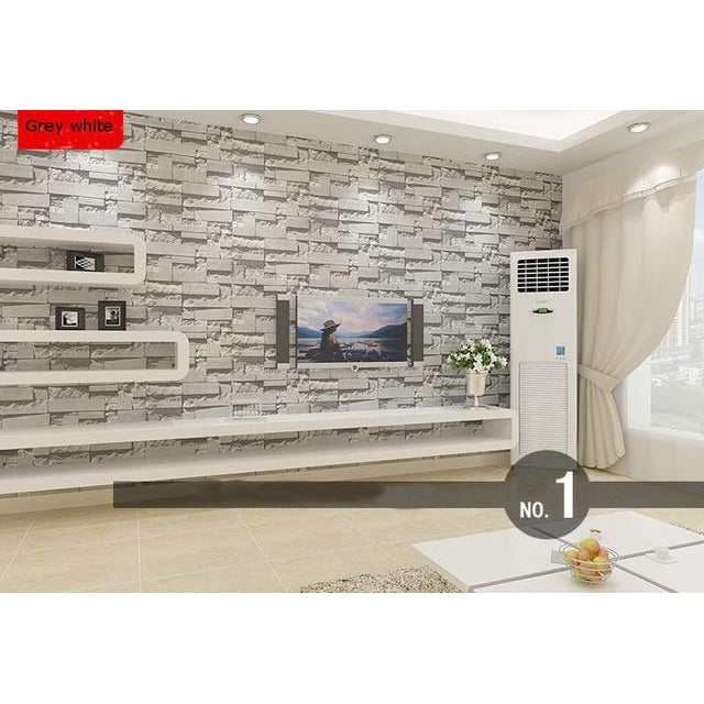 3D Brick Wall Stone Wallpaper