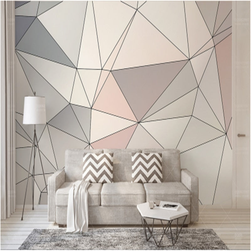 Geometry Triangle Stitching Paper