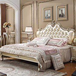 Champagne Silver French Style Bedroom Furniture